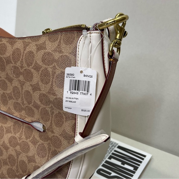 (new+tag) Coach style 38580 signature Sutton hobo w/ original dustbag - Picture 4 of 13